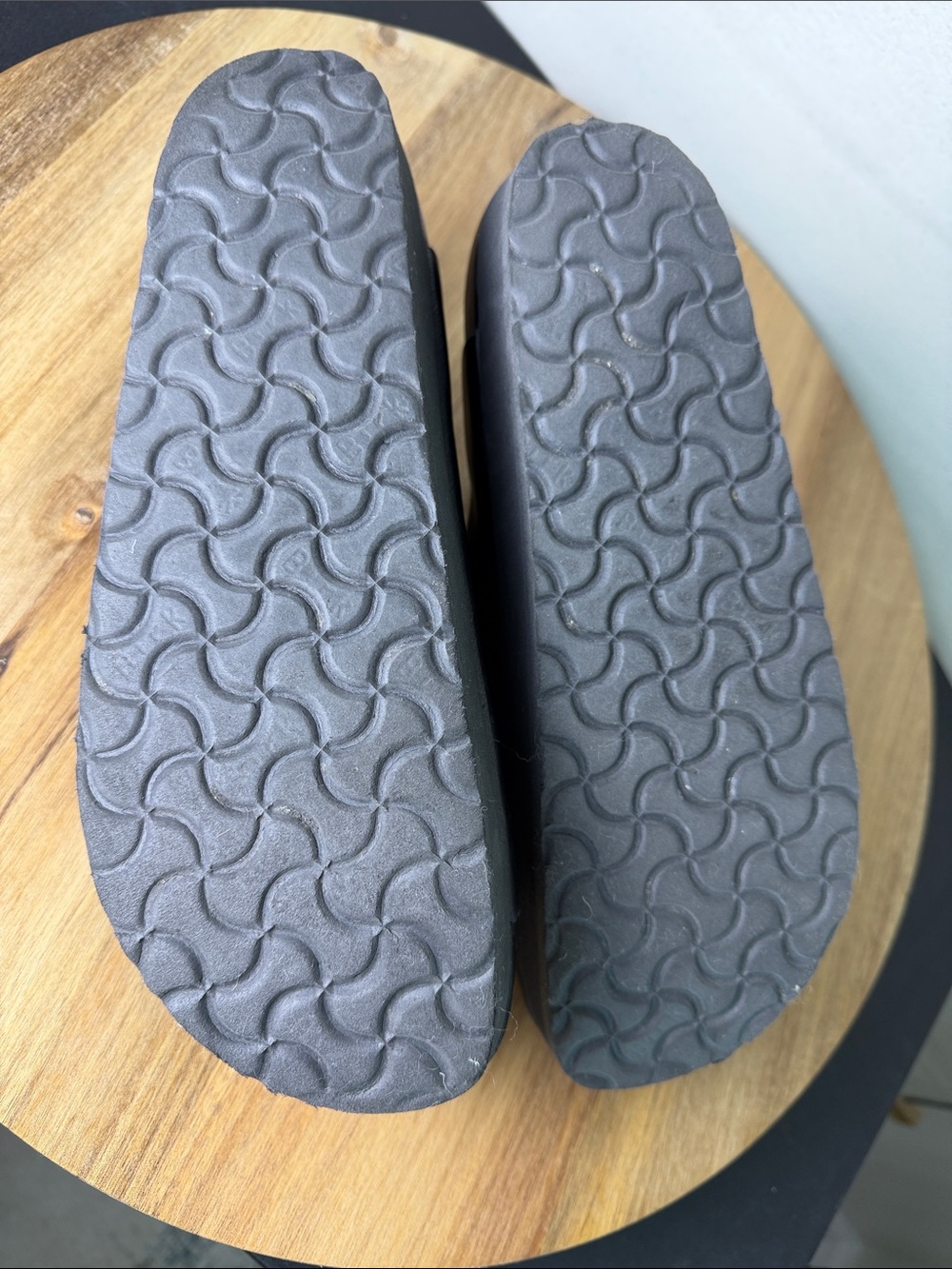 Papillio Black Two-Buckle Platform Slide Sandal - Picture 7 of 8